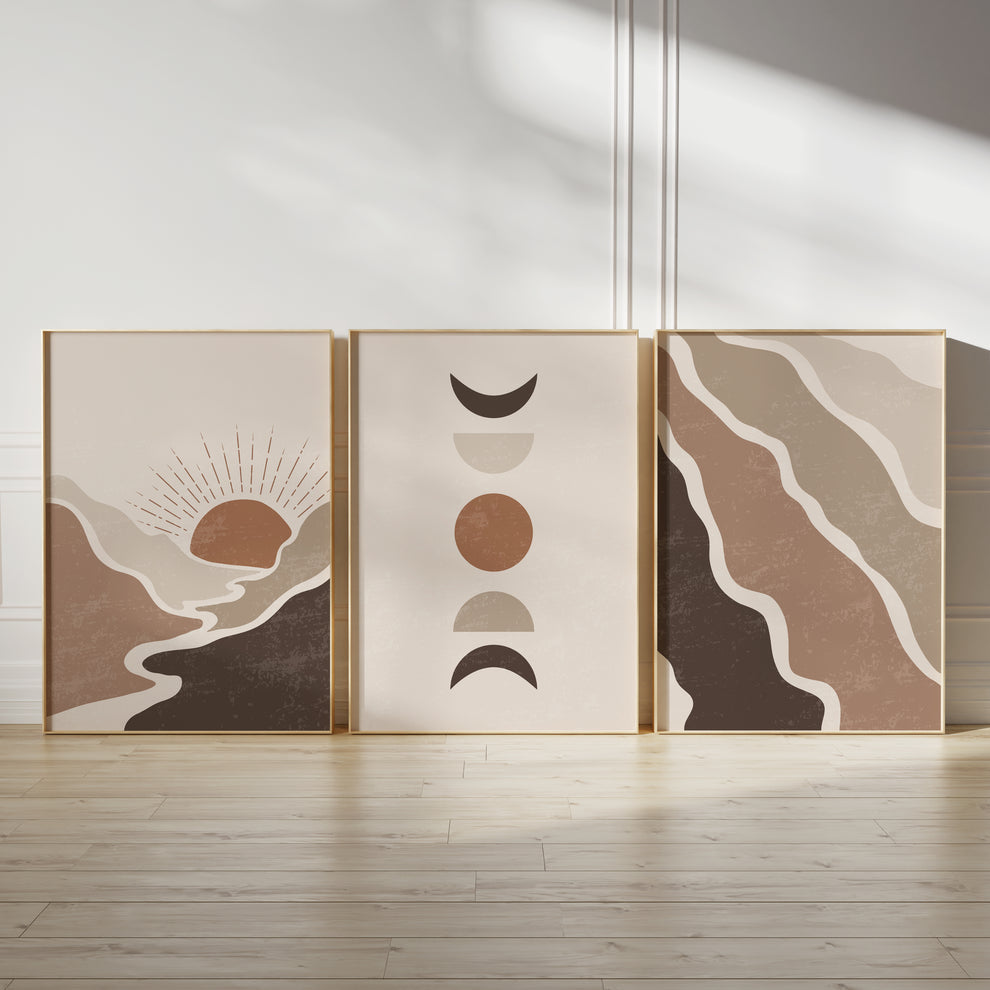 Calm Motion set (3 Frames) – Wall frame set by Beitouti