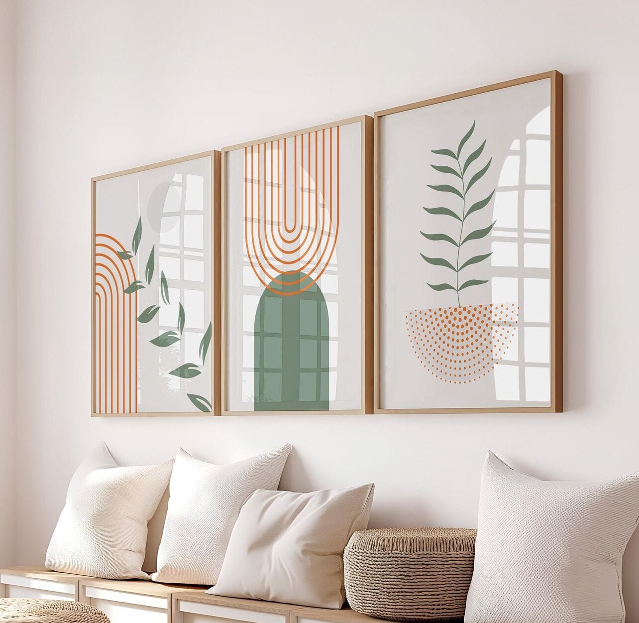 Modern harmony set (3 Frames) – Wall frame set by Beitouti