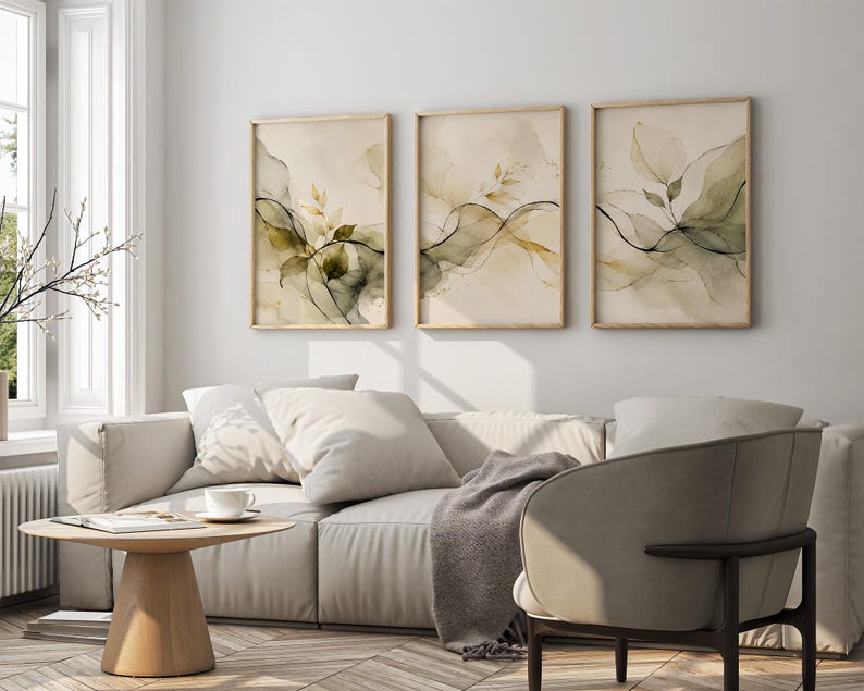 Neutral Wall Art(3 Frames)