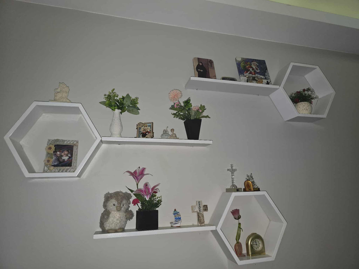 Hexa Wall Shelf (3 Pieces)