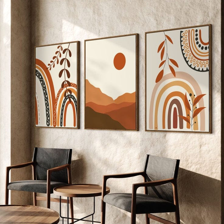 Colors of sunset set (3 Frames) – Wall frame set by Beitouti