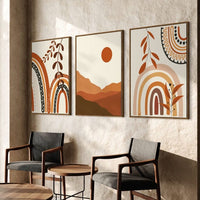 Colors of sunset set (3 Frames) – Wall frame set by Beitouti