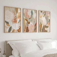 Floral serenity set (3 Frames) – View 13 – Beitouti wall frames