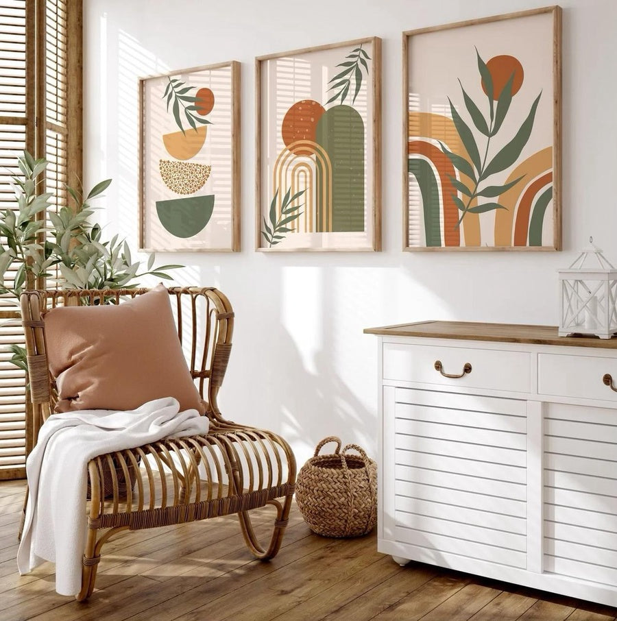 Modern nature set (3 Frames) – Wall frame set by Beitouti