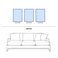 Emerging Frame Set (3 Frames) – View 14 – Beitouti wall frames