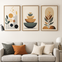 Plates set (3 Frames) – View 2 – Beitouti wall frames