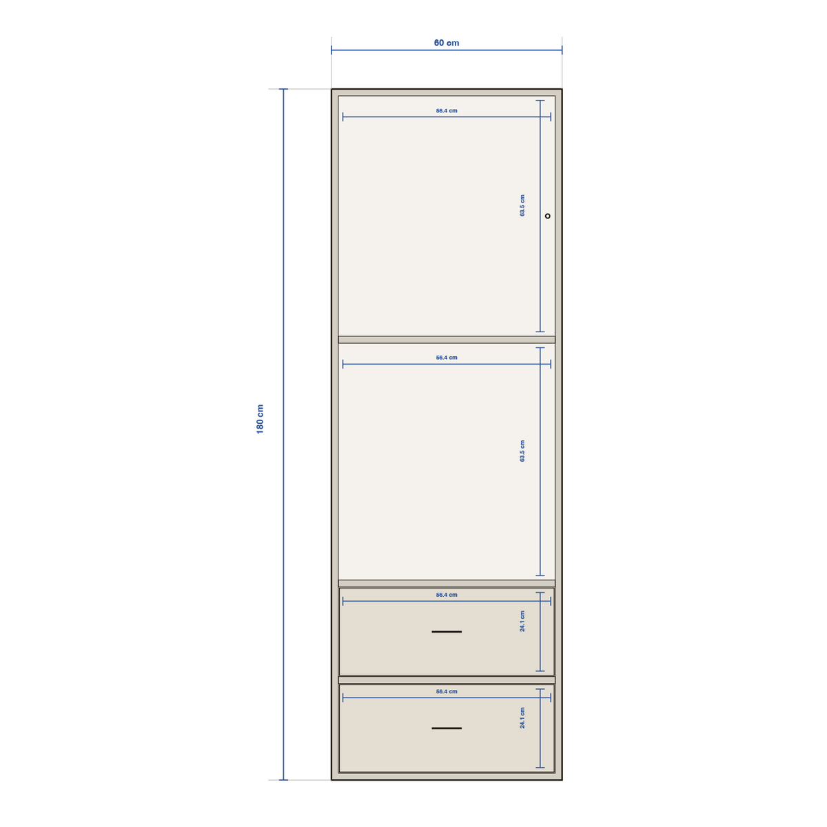 Luna Display Cabinet (180X60X43)