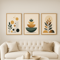 Plates set (3 Frames) – View 3 – Beitouti wall frames
