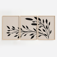 Emerging Frame Set (3 Frames) – View 2 – Beitouti wall frames