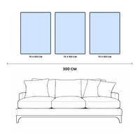 Abstract nature set (3 Frames) – View 14 – Beitouti wall frames