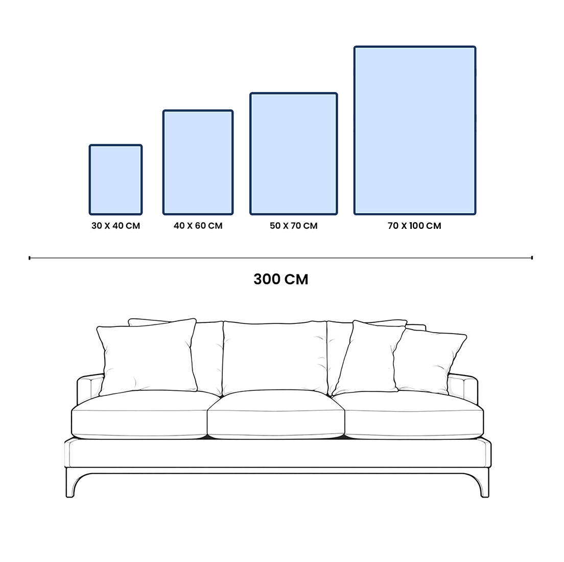 مجموعة الطبيعة المجردة (3 إطارات)