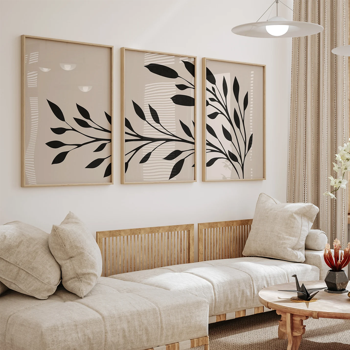 Emerging Frame Set (3 Frames) – View 6 – Beitouti wall frames