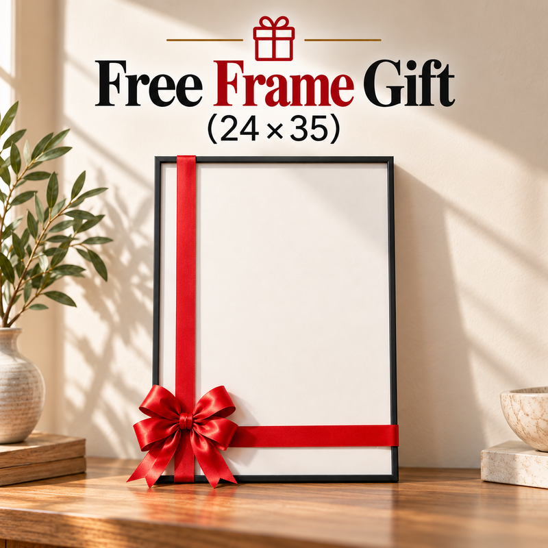 Free Frame Gift (24 × 35)