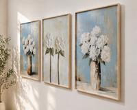 Floral Stillness set (3 Frames) – View 10 – Beitouti wall frames