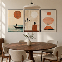 Silent horizons set (3 Frames) – View 2 – Beitouti wall frames