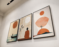 Silent horizons set (3 Frames) – View 12 – Beitouti wall frames