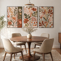Fall flowers set (3 Frames) – View 6 – Beitouti wall frames