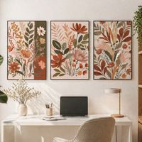 Fall flowers set (3 Frames) – View 5 – Beitouti wall frames