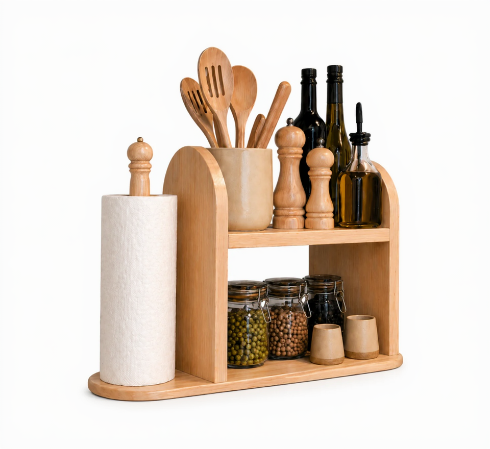Beechwood Kitchen Organizer