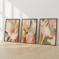 Floral serenity set (3 Frames) – View 6 – Beitouti wall frames