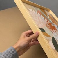 Floral serenity set (3 Frames) – View 9 – Beitouti wall frames
