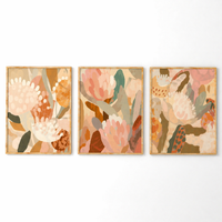 Floral serenity set (3 Frames) – View 11 – Beitouti wall frames
