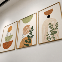 Abstract nature set (3 Frames) – View 3 – Beitouti wall frames