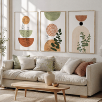 Abstract nature set (3 Frames) – View 5 – Beitouti wall frames