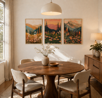Sunset meadows set (3 Frames) – View 7 – Beitouti wall frames