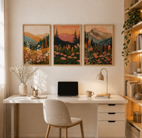 Sunset meadows set (3 Frames) – View 10 – Beitouti wall frames