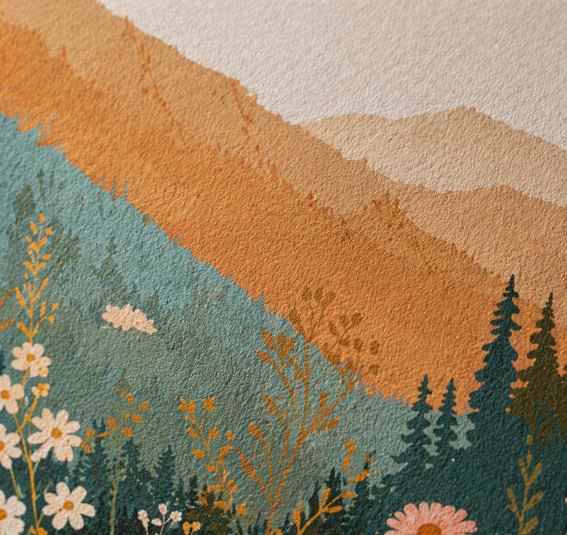 Sunset meadows set (3 Frames) – View 5 – Beitouti wall frames