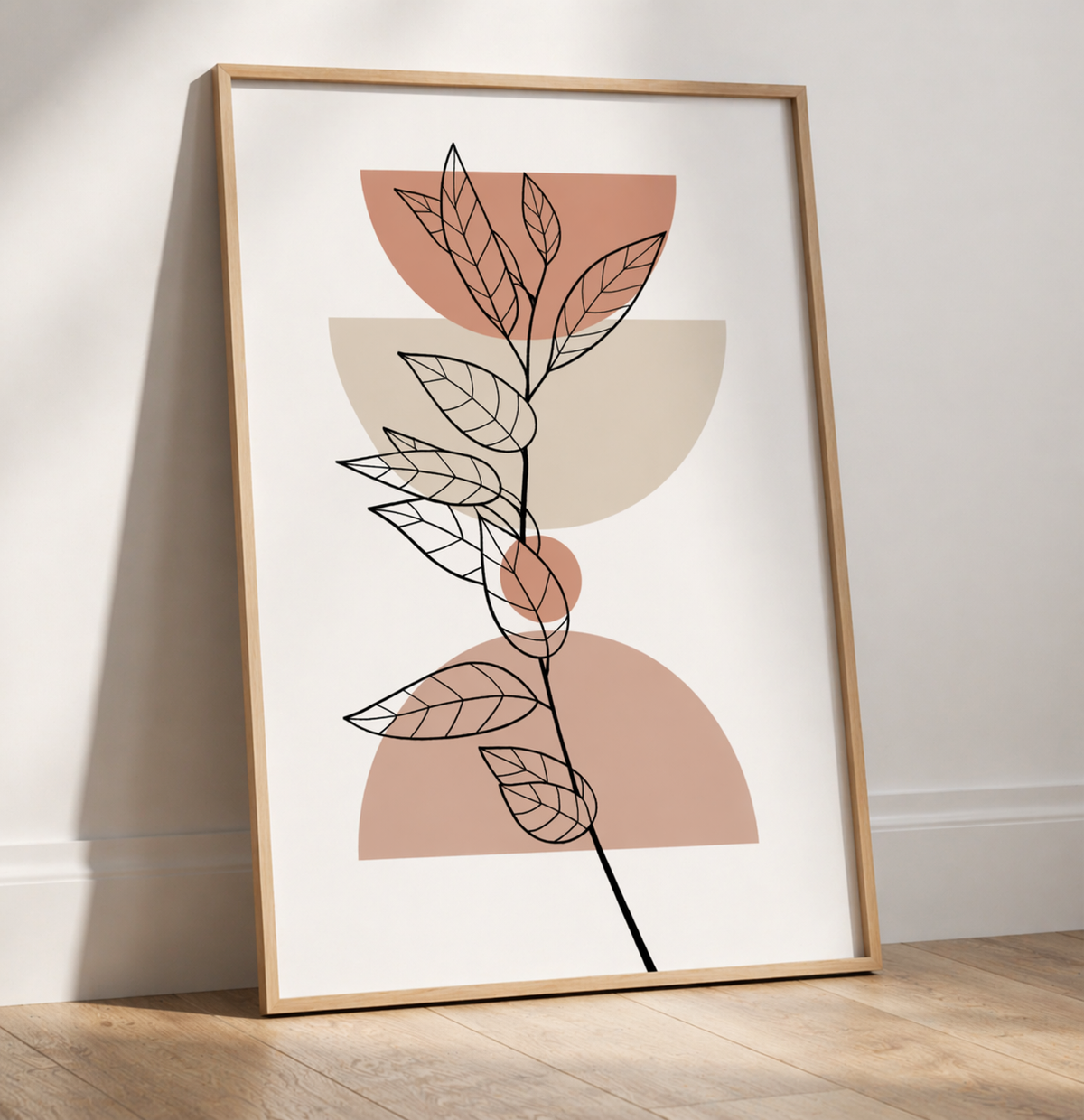 Beige serenity set (3 Frames) – View 5 – Beitouti wall frames
