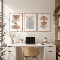 Beige serenity set (3 Frames) – View 3 – Beitouti wall frames
