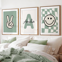 Tiny Waves set (3 Frames) – View 4 – Beitouti wall frames