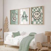 Tiny Waves set (3 Frames) – View 3 – Beitouti wall frames
