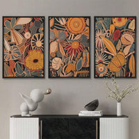 Spring flowers set (3 Frames) – Wall frame set by Beitouti