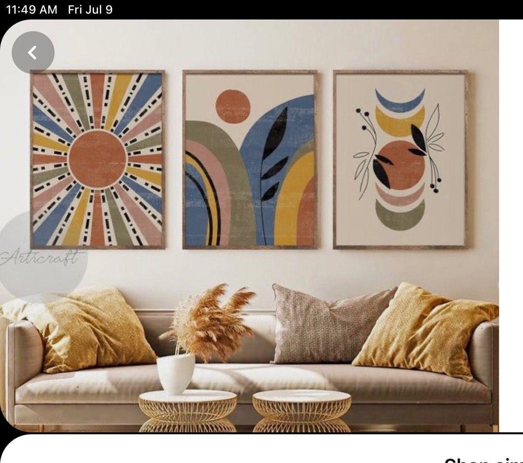 Warm winter set (3 Frames) – Wall frame set by Beitouti