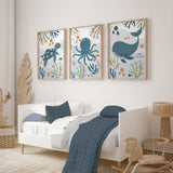 Under the sea set (3 Frames) – Wall frame set by Beitouti