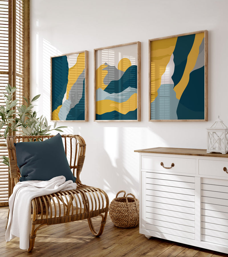 Colourful set (3 Frames) – View 2 – Beitouti wall frames