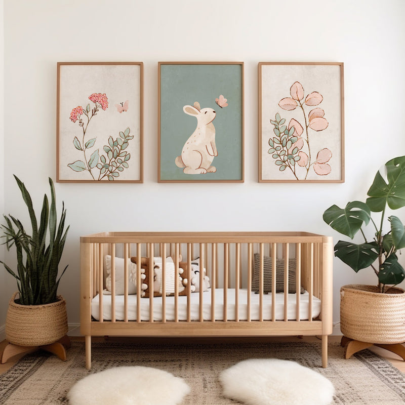Coral Kids set (3 Frames) – Wall frame set by Beitouti