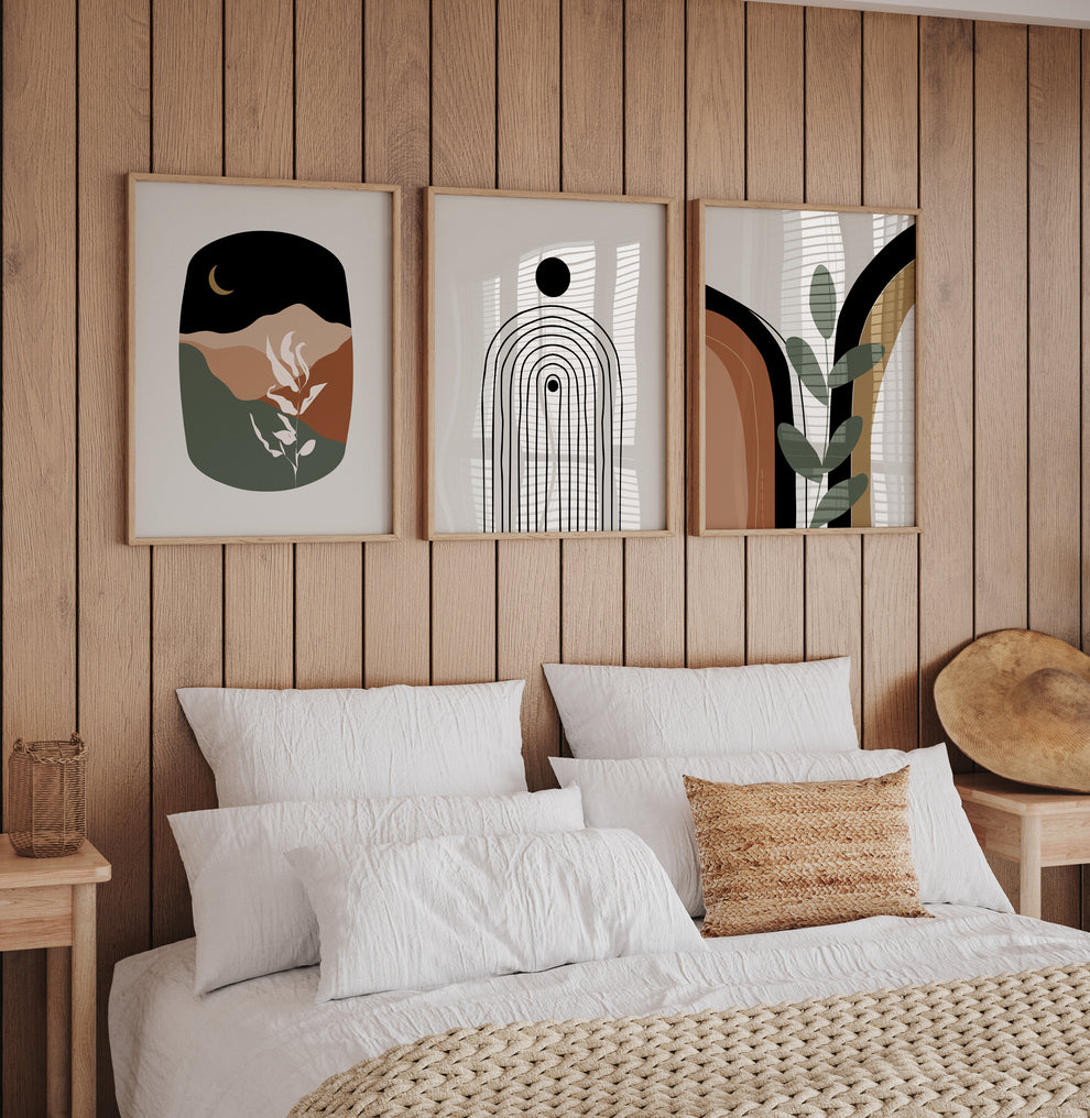 Fantasy abstract colors (3 Frames) – View 6 – Beitouti wall frames