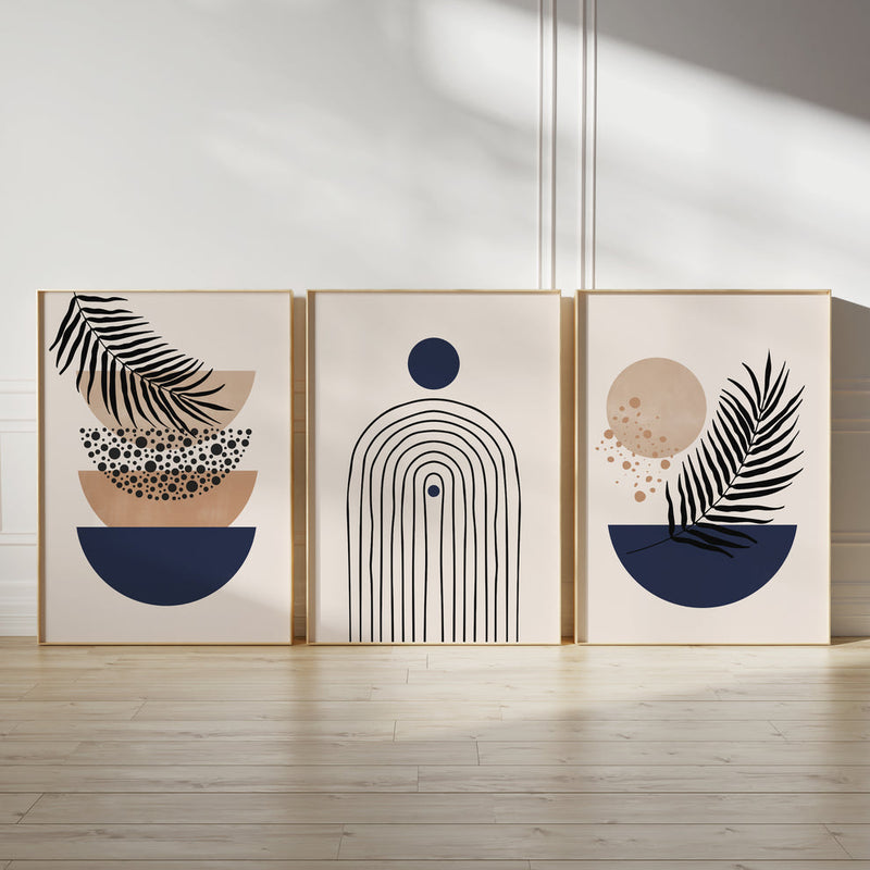 Warm winter colors (3 Frames) – Wall frame set by Beitouti