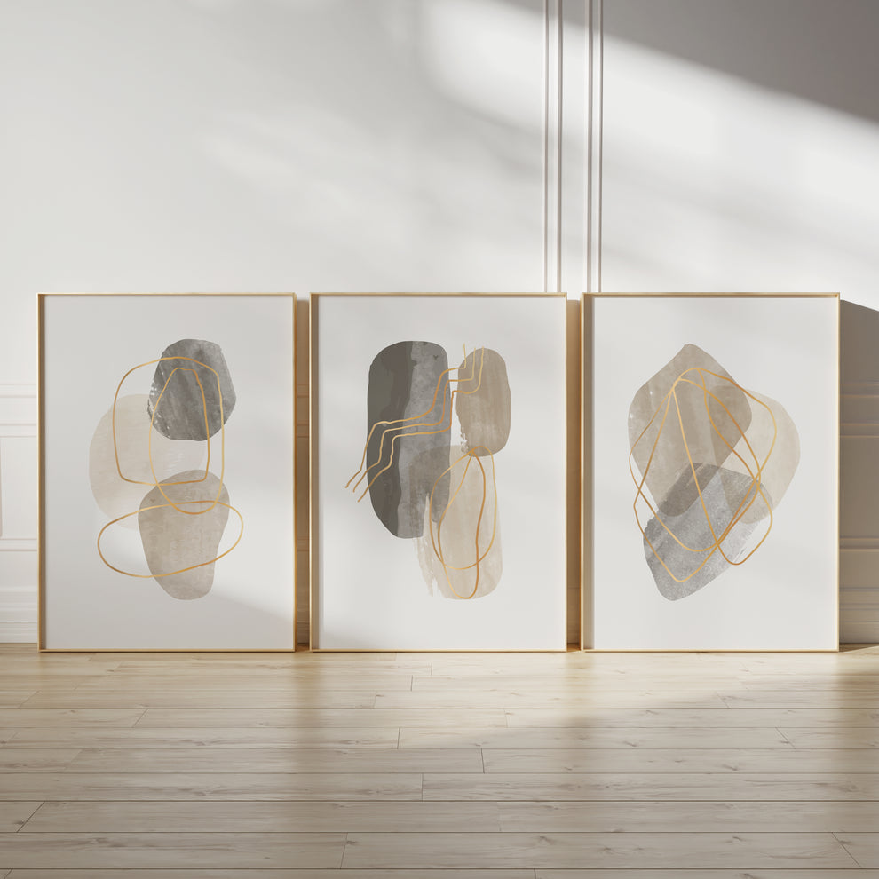Cute Bloom set (3 Frames) – Wall frame set by Beitouti