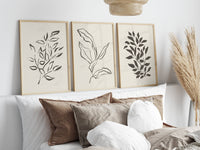 Tiny Flowers set (3 Frames) – View 2 – Beitouti wall frames
