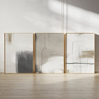 لوحات فنية جدارية (3 إطارات)