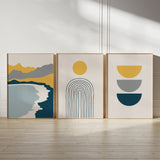 Distinctive abstract art (3 Frames) – Wall frame set by Beitouti