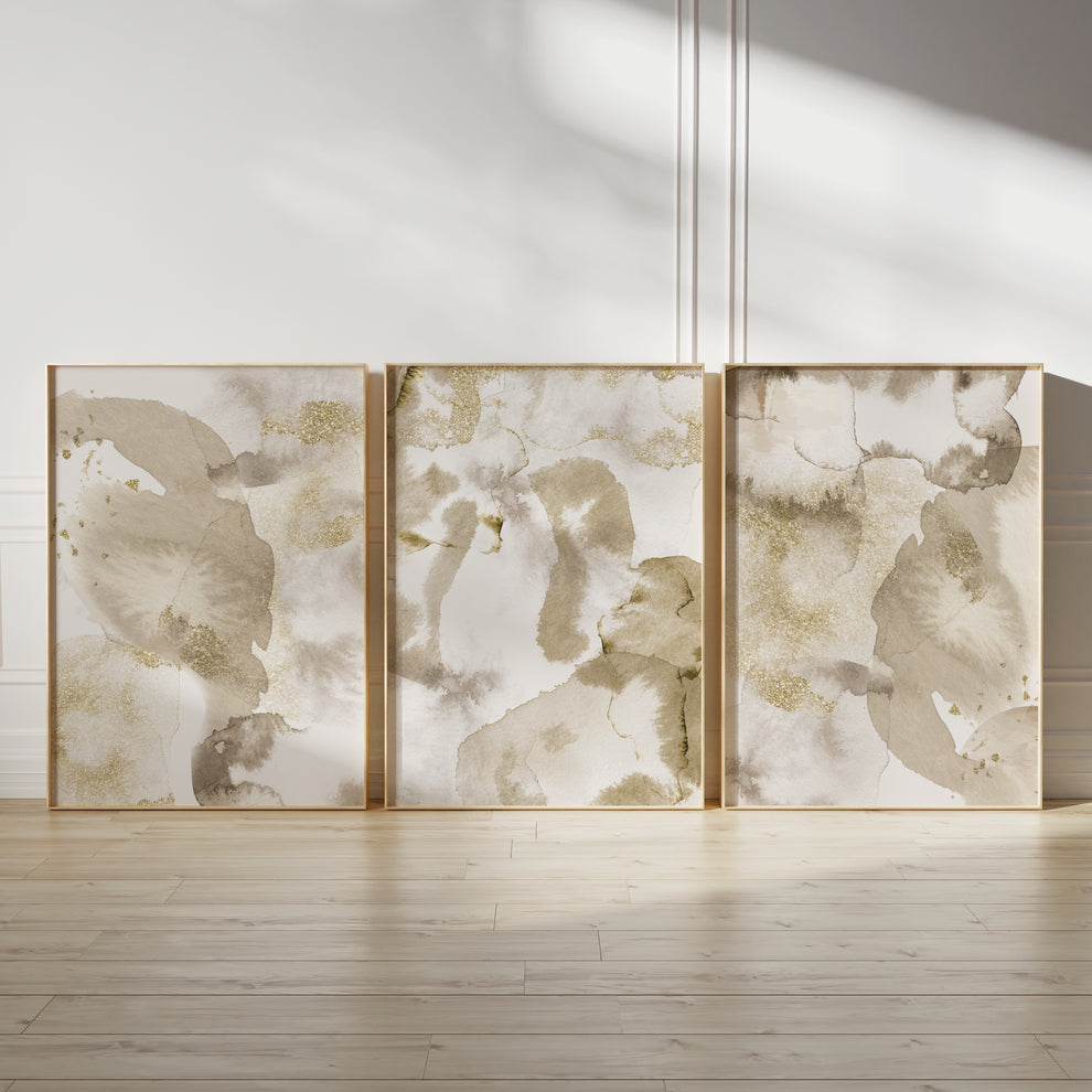 الفن التجريدي الخيالي (3 إطارات)