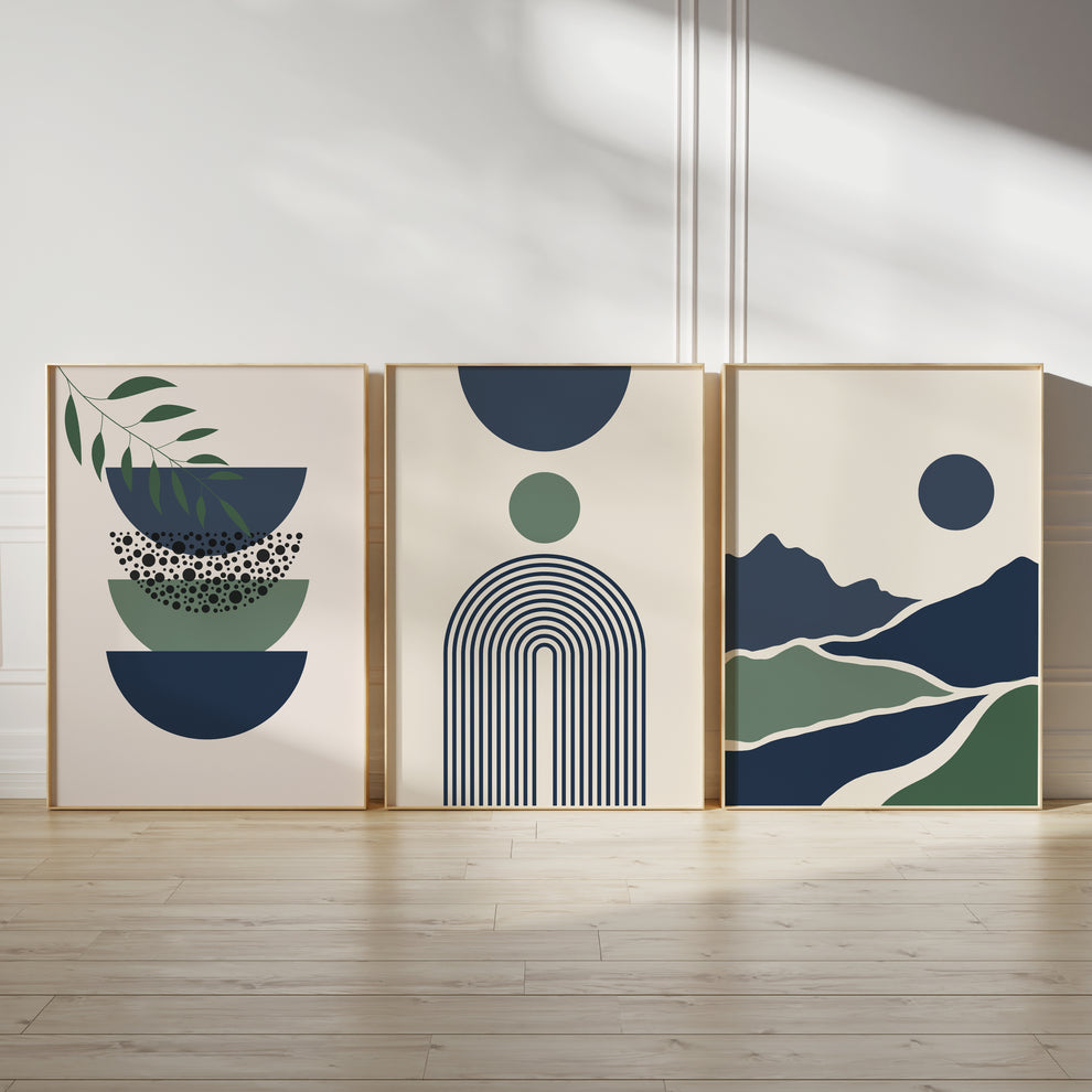 Royal Green set  (3 Frames)