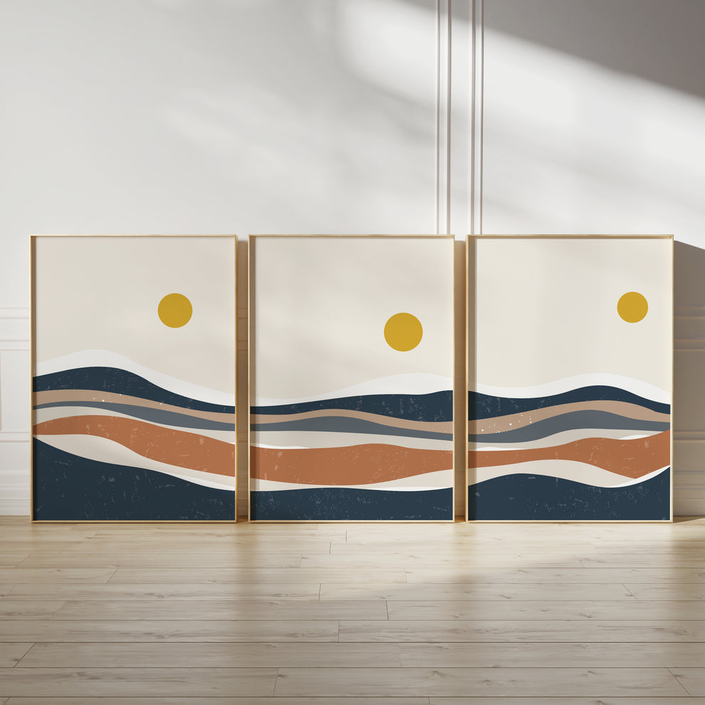 Colourful2 set (3 Frames) – View 2 – Beitouti wall frames