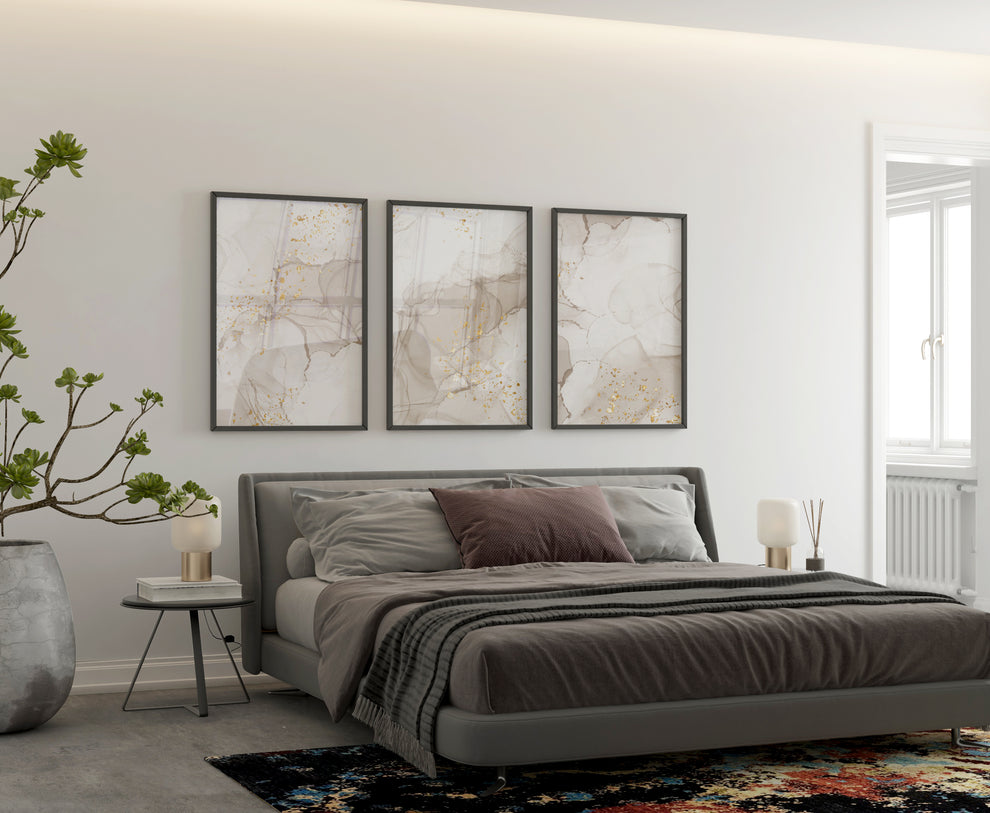 neutral colored wall panels (3 Frames)